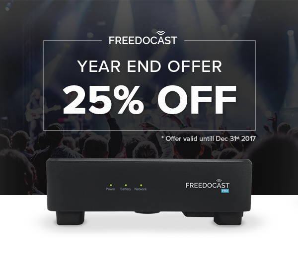 Freedocast Box 25% Discount